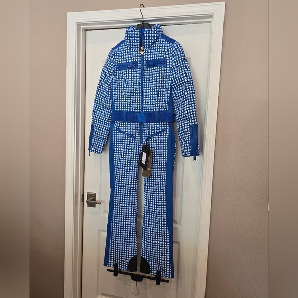 Goldbergh Starstruck Electric Blue Ski Suit Jumpsuit $1,219 - Picture 11 of 17